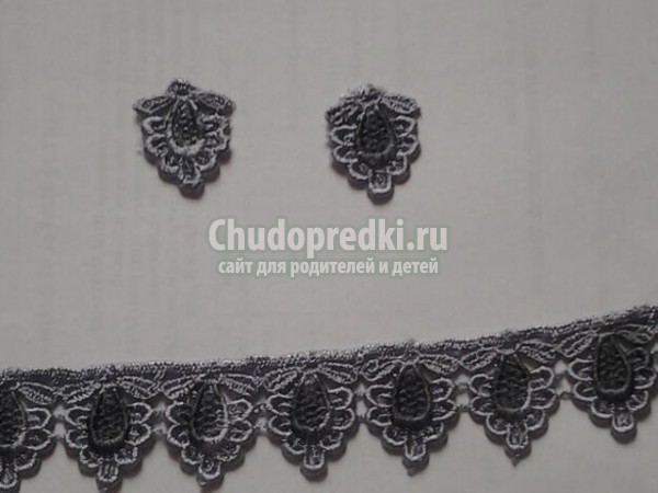 серьги из кружева своими руками