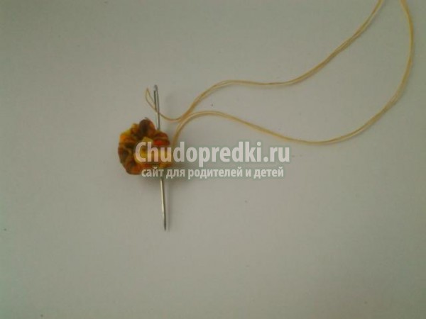 текстильные бусы своими руками
