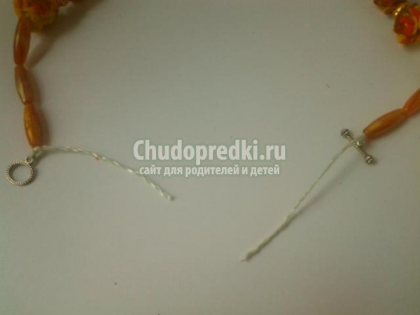 текстильные бусы своими руками