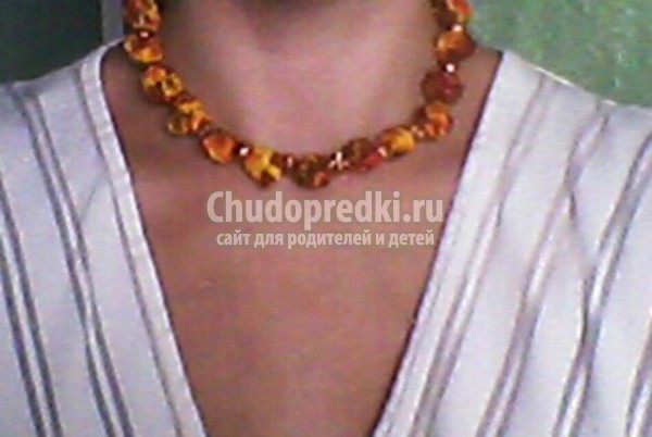 текстильные бусы своими руками