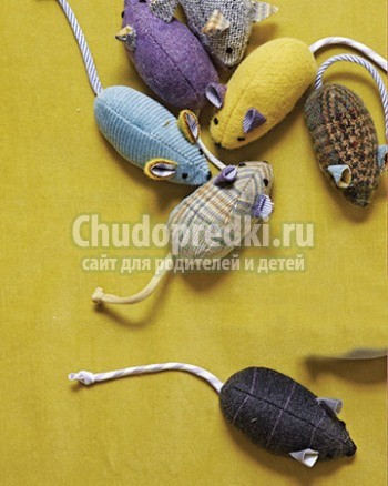 Игрушки для котят своими руками