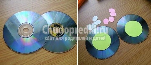 Поделки из дисков