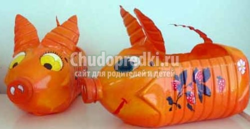 Детские поделки из бутылки Детские поделки из бутылки