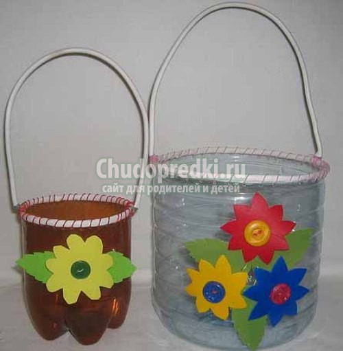 Детские поделки из бутылки Детские поделки из бутылки