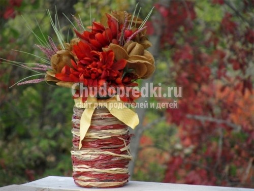 Как сделать самому вазу