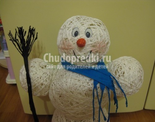 Cнеговик своими руками