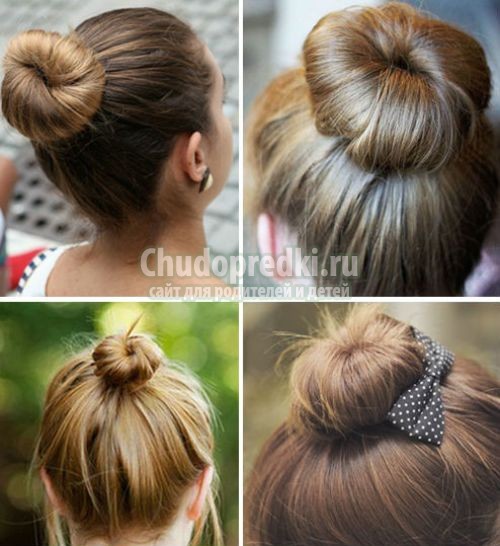 Лёгкие причёски в школу