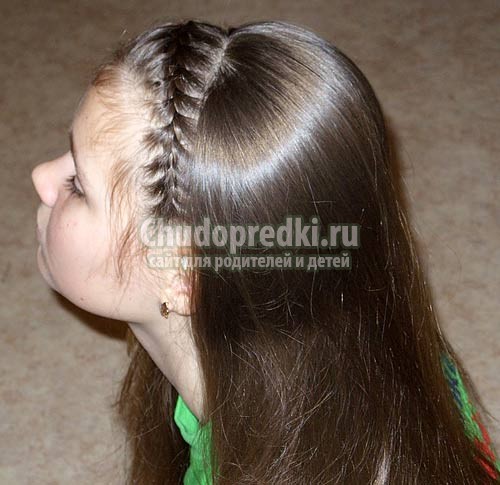 Лёгкие причёски в школу