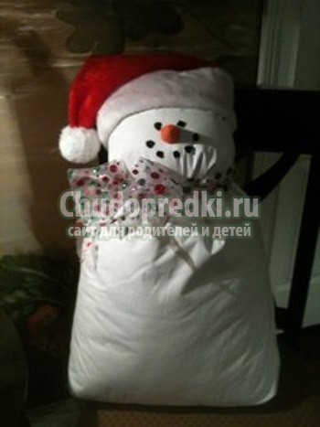 Из чего сделать нос снеговику
