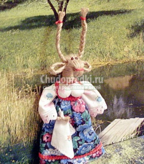 Новогодняя коза своими руками