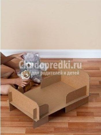 Как сделать кровать для кукол