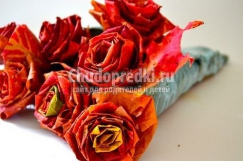 Поделки из цветов