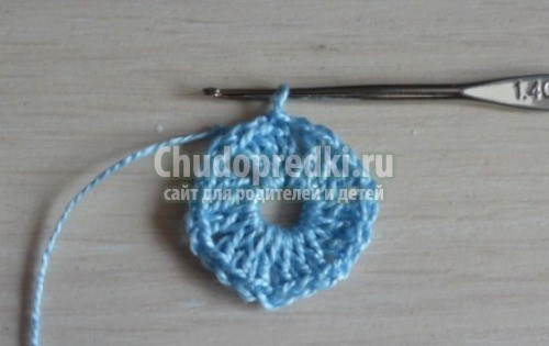 Снежинки крючком
