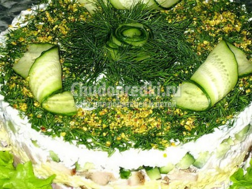 салат с курицей и грибами: самые лучшие рецепты с фото