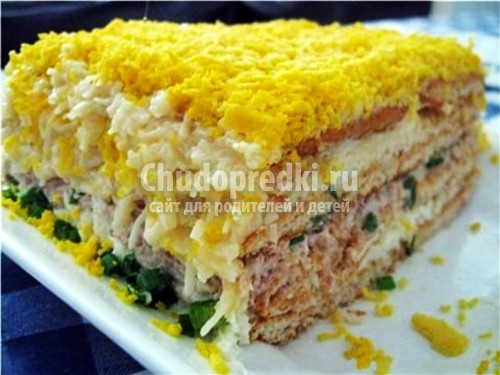 Вкусные праздничные салаты