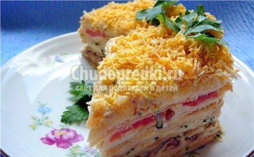 Вкусные праздничные салаты