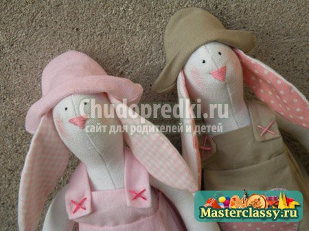 тильда заяц: выкройки, мастер-классы с фото