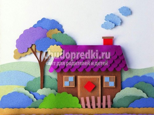 Аппликация в детском саду