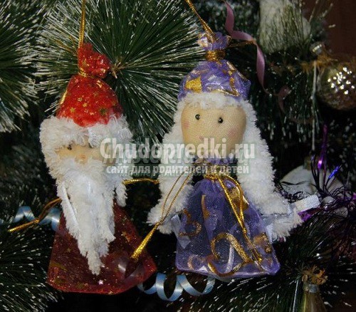 Поделка дед Мороз и Снегурочка: идеи с пошаговыми фото