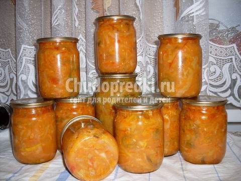 Лучшие заготовки на зиму: салаты