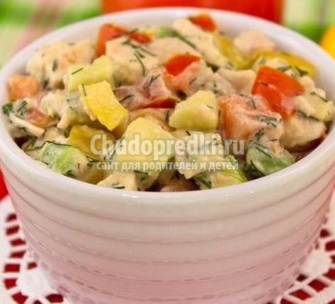 Салаты с куриным филе. Отличные рецепты с фото