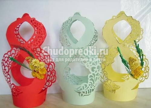 Весенние поделки из бумаги в школу