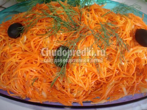Cалат из моркови на зиму