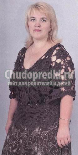 Летние кофточки крючком: схемы вязания