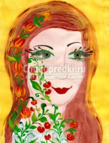 Как нарисовать весну