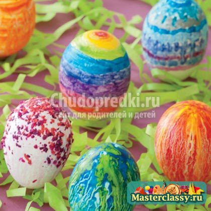 Яйца на Пасху своими руками: пошаговые мастер-классы