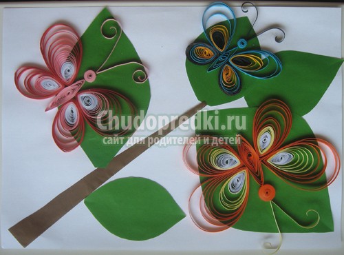 Отличные поделки - квиллинг для начинающих