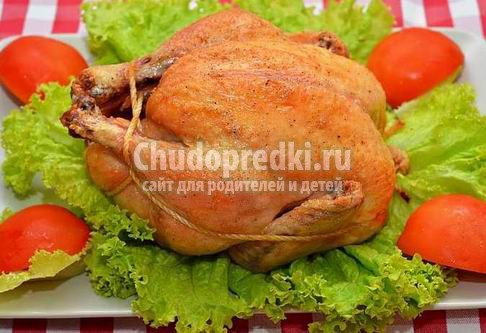 Рецепт курицы в духовке целиком. ТОП-10 с фото