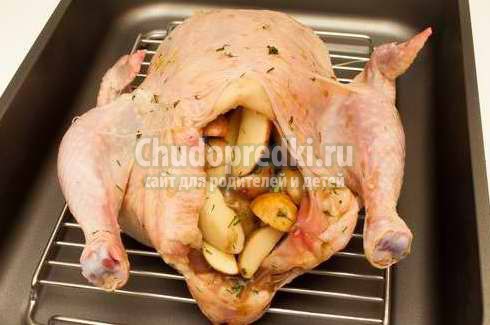 Рецепт курицы в духовке целиком. ТОП-10 с фото