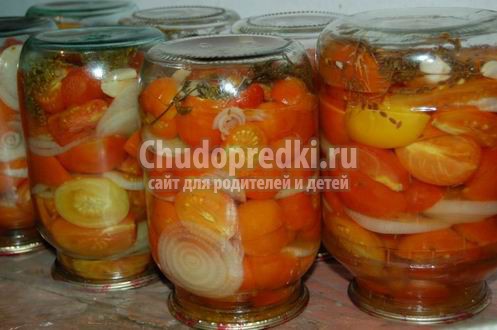 Помидоры сладкие на зиму: лучшие рецепты с фото