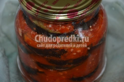 Языки из баклажанов на зиму