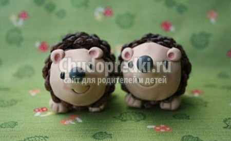 Ежик из шишек: лучшие мастер-классы с фото