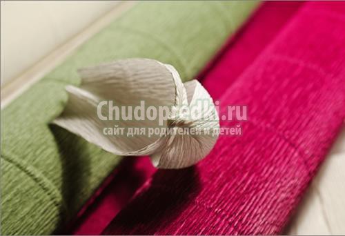 Цветы из гофрированной бумаги