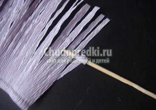 Цветы из гофрированной бумаги