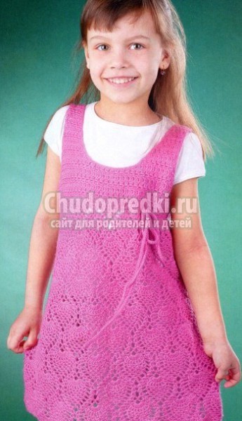 Вязание крючком сарафанов