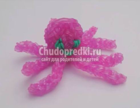 Как сплести из резинок фигурку на станке? Мастер-класс