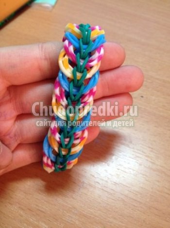 Плетение браслетов на вилке Плетение браслетов на вилке