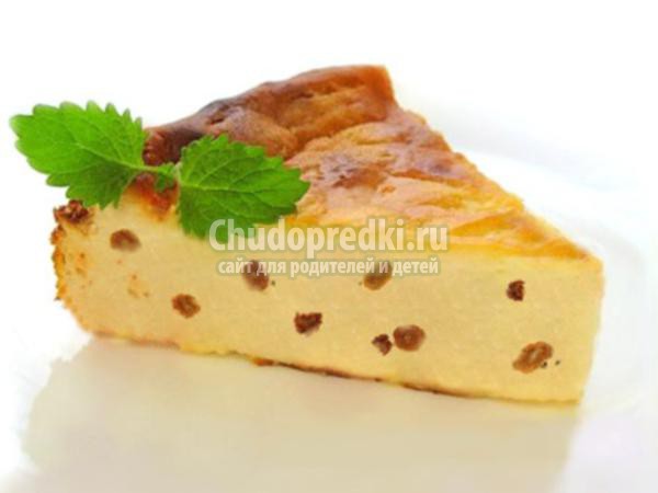 творожная запеканка со сгущёнкой в мультиварке