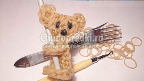 Фигурки животных из резинок