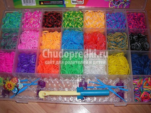 Фигурки животных из резинок