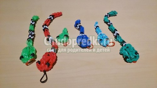 Фигурки животных из резинок