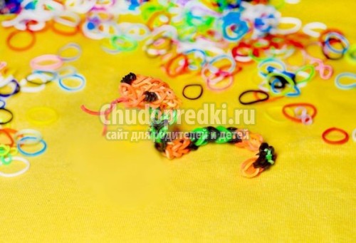 Фигурки животных из резинок