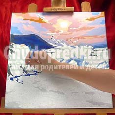 Раскраски на холсте – интересное хобби