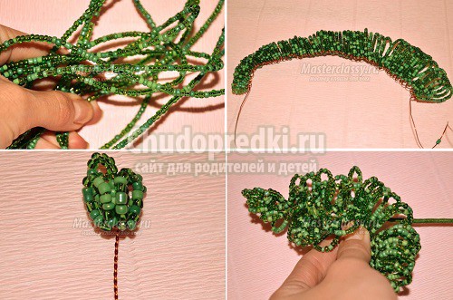 Елочка из бисера своими руками: пошаговые мастер-классы с фото Елочка из бисера своими руками: пошаговые мастер-классы с фото