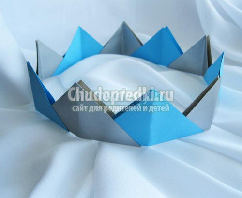 Новогодняя корона своими руками