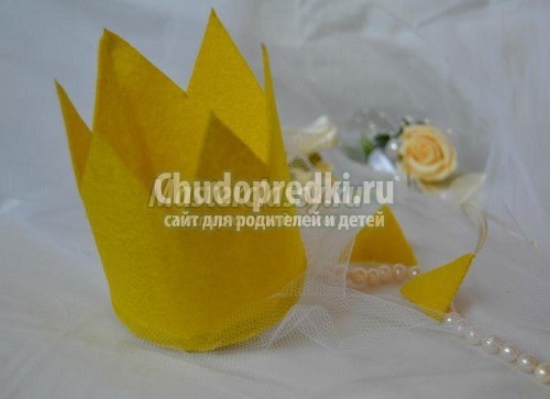 Новогодняя корона своими руками